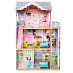 Casuta mare din lemn Bel Air Residence DollHouse - Casa pentru papusi cu lift cu mobilier inclus 